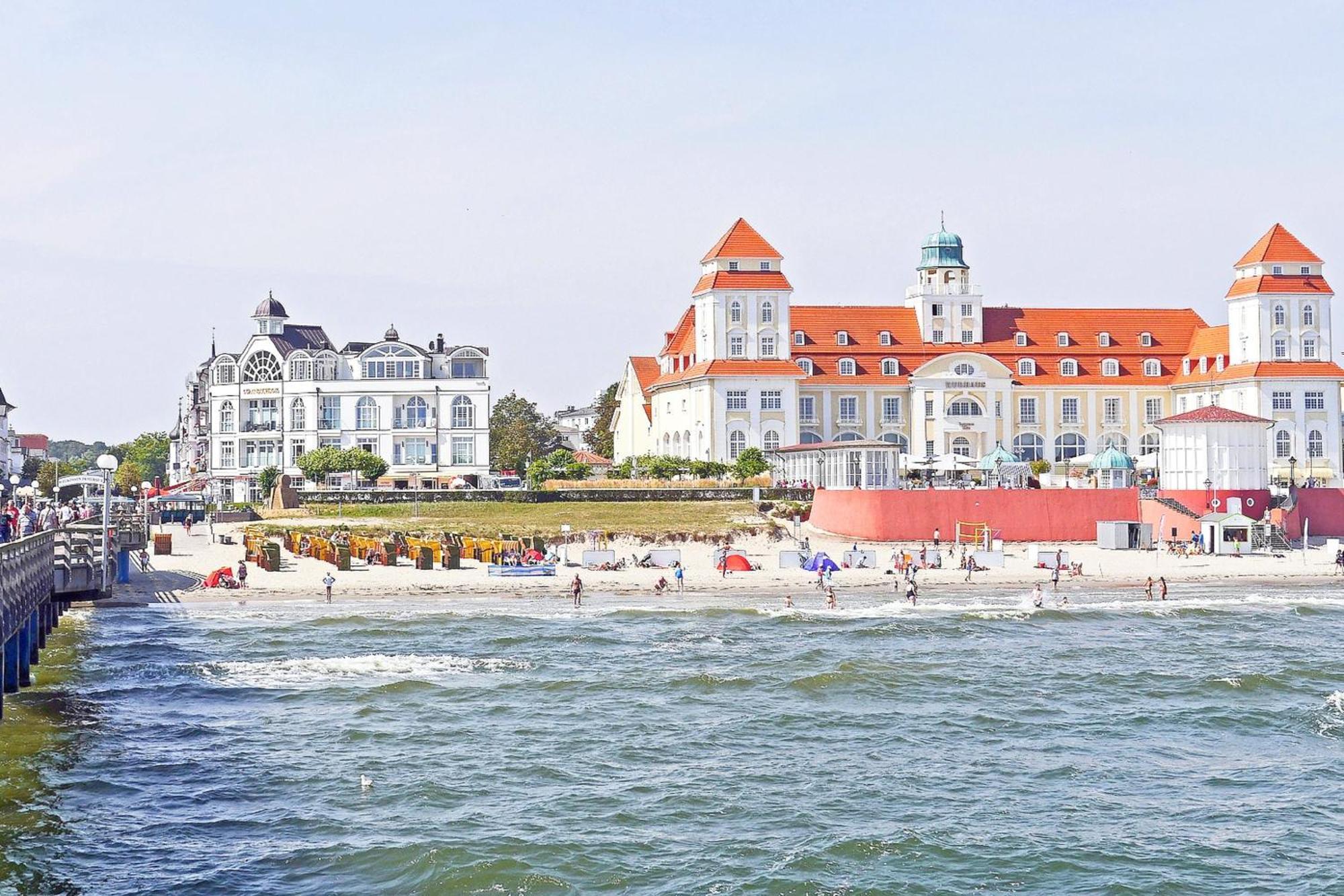 Aparthotel Ostsee Fewo 26 Balkon, Meerblick, Strand Binz Buitenkant foto